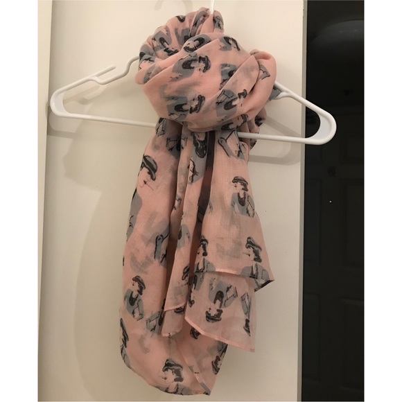 Hudson Bay- Pink Printed Scarf - Picture 1 of 3